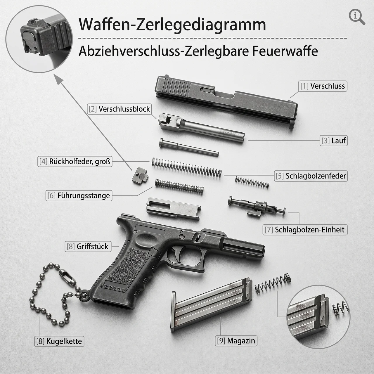 WilcoCarry™ Taktischer Schlüsselanhänger